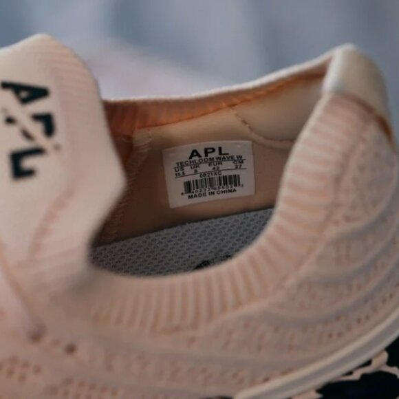 APL Techloom Wave Women's Sneakers SZ 10.5 Blush Pink Leopard LIKE NEW - Picture 5 of 8